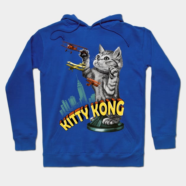 Kitty Kong Hoodie by Vincent Trinidad Art